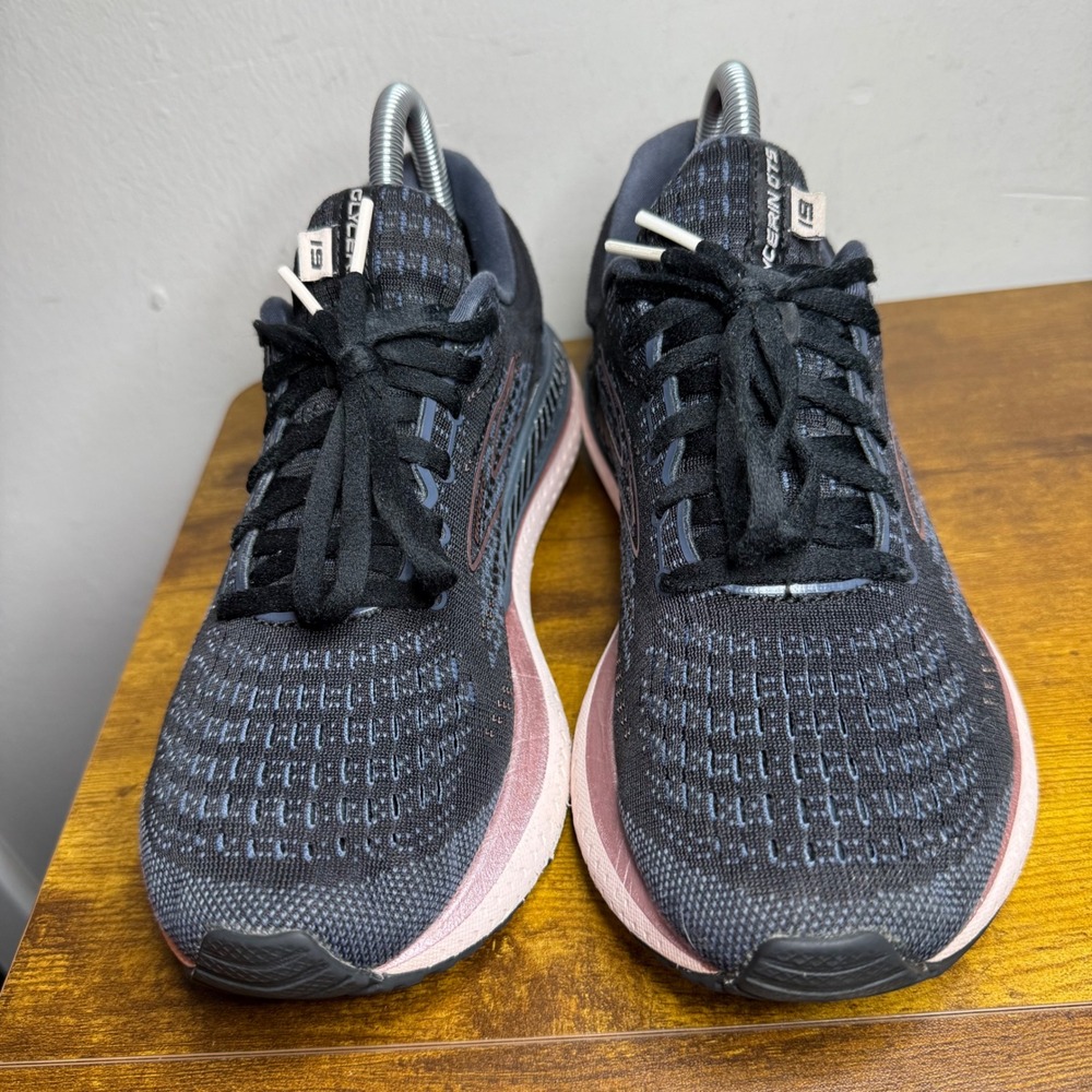 Brooks Glycerin GTS 19 Running Shoes Womens Size 8.5 Black Pink 1203441B074 - Picture 3 of 7